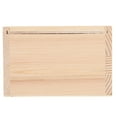 thumbnail image 4 of SHISUYAN 1Pc Gift Box With Lids Sliding- Lid Wooden Boxes Decorative Storage Boxes Wooden Unfinished Storage Box ( 12* 12* 8 ), 4 of 4