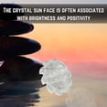 thumbnail image 5 of Clear Quartz Crystal Sun Face Carving, 5 of 5