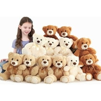MorisMos 12 Packs Teddy Bears 14'' Bulk Stuffed Animals Plush Bear
