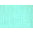 thumbnail image 1 of Ahgly Company Machine Washable Indoor Rectangle Abstract Turquoise Blue Contemporary Area Rugs, 7' x 9', 1 of 4