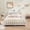 White, variant on Jopath Full Size Montessori Floor Bed with Bookcases and Blackboards, Versatile Platform Beds with Guard Rails, Solid Wood Floor Beds with Storage Headboards for Kids and Teens Natural