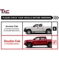 thumbnail image 4 of TAC Side Steps Running Boards Compatible with 2005-2023 Toyota Tacoma Double Cab Truck Pickup 3” Texture Black Side Bars Nerf Bars Off Road Accessories, 4 of 8