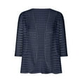 thumbnail image 4 of Nrmvnmi Lightweight Summer Cardigan for Women Spring Netted Knit Ruffle Half Sleeve Kimono Cover Ups ,Plus Size Lightweight Shawls For Women Navy, 4 of 9