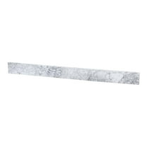 Elegant Decor BS1248CRA 48 in. Backsplash in Carrara White