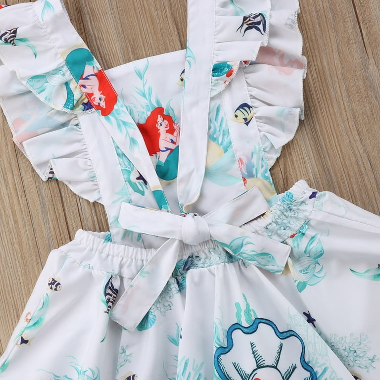 Girls mermaid print dress sales