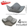 thumbnail image 4 of ATICCA Microwave Bowl Huggers Holders for Hot Food Set of 4 Bowl Potholders Soup Bowl Cozy Bowl Hot Pads Hot Bowl Holder Multipurpose Hot Heat Proof Plate Holder Pot Holders for Bowls, 4 of 6