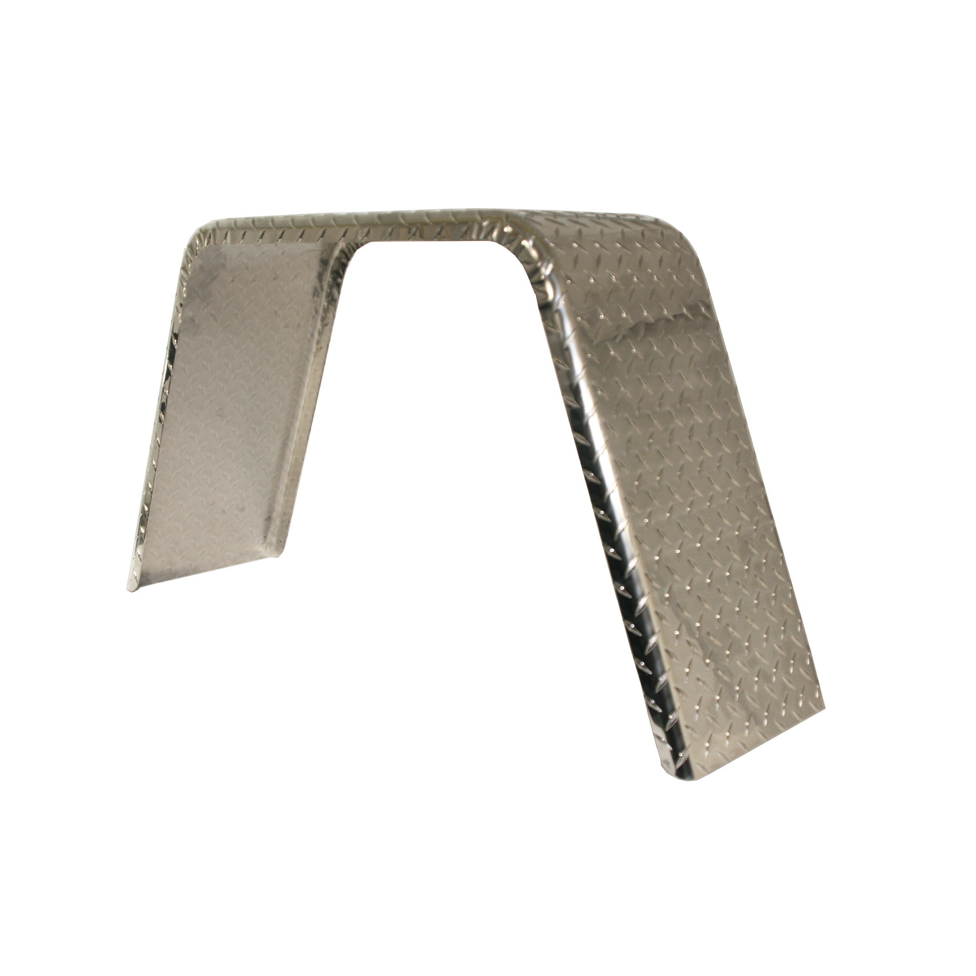 Vintage Flat Top Diamond Plate Aluminum Trailer Fenders 2