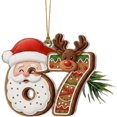 thumbnail image 2 of 67 Christmas Hanging Ornaments - Funny 67 Christmas Tree Ornament, Perfect for Christmas Decorations, Birthday Decor for Fans, 2 of 7
