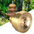 thumbnail image 4 of G1in 32mm Male Thread Brass Column Water Fountain Nozzle Spray Sprinkler Head Garden Nozzle, 4 of 5