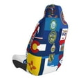 thumbnail image 2 of Disketp The Map Of United States Car Seat Covers Universal Front Seat Coves for Car Accessories ,Padded Car Covers for Automotive, SUV, Truck, and Van, 2 of 5