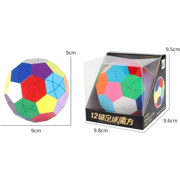 Soccer Ball Shape Megaminx Speed Cube Puzzle