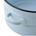 thumbnail image 4 of Novomoskovsjka Posuda Granite Light Blue Enamel Pot with Lid 16.9 Qt (16 L) Enameled Steel Stockpot Cooking Pot Induction Pot Enamelware Kitchen Pot Enamel Stock Pot Soup Pot, 4 of 9
