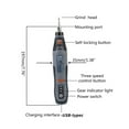 thumbnail image 5 of USB Cordless Drill Pen Rechargeable Engraving Pen Rotary Tool 3-Speed, 5 of 7