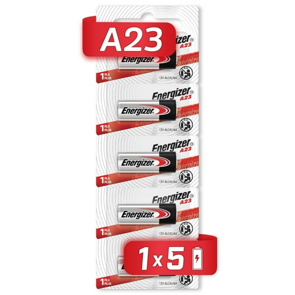 Pila Energizer A23 Alcalina Tira 5 Unidades negro