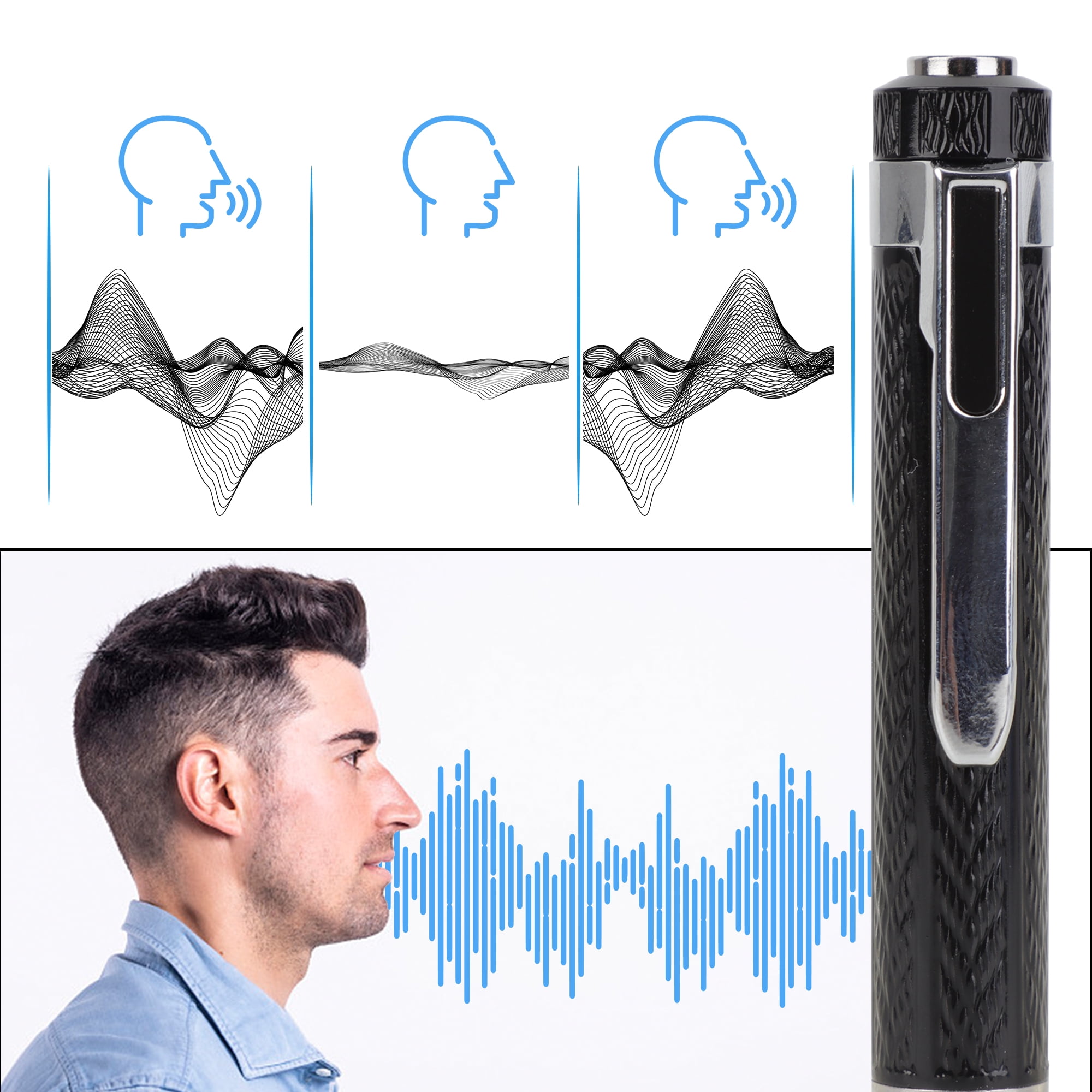 YouLoveIt 32GB Digital Voice Recorder Pen Voice Activated Recorder MP3 USB Playback Fit For Lecture Class Meeting Interview