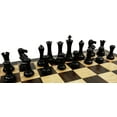 thumbnail image 4 of 4 Queens Black Empire Modern Staunton Wood Chess Men Set -NO Board opt Storage, 4 of 7