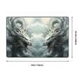 thumbnail image 2 of Shaggy Area Rug, Cloud White Dragon Rugs for Living Room Bedroom Non Slip Door Mat Indoor Carpet Machine Washable Nursery Home Decor Floor Mats for Entryway 60x39in, 2 of 5