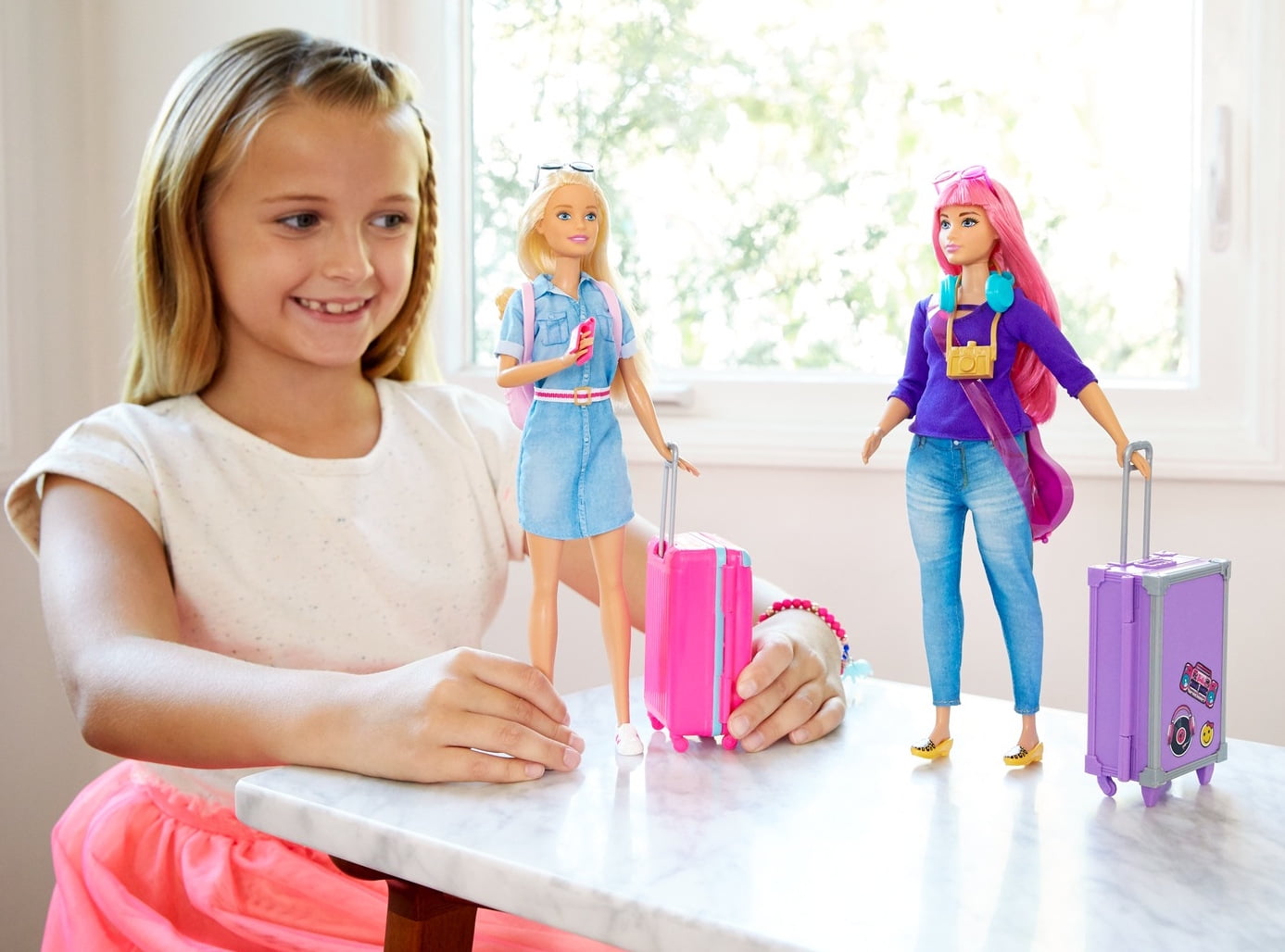 mattel barbie travel doll and accessories