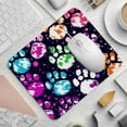thumbnail image 2 of Dog Paw Print Square Desk Pad Mouse Pad, 8.3x9.8 Inch Non-Slip Rubber Bottom Printed Mousepad for Office and Gaming, 2 of 6