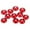 Red, variant on jinwen 12pcs Brass Cone Heads Fly Tying Materials for Tube Flies Green