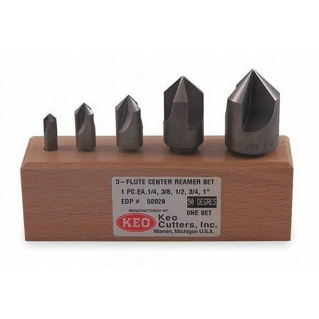 Keo Countersink Set,5 PC,3 Fl,90 Deg,Co 917-000-012