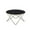 Champagne & Black Glass, variant on ACME Valora Coffee Table in Champagne & Frosted Glass