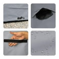 thumbnail image 7 of COVERS&ALL BBQ Grill Cover, 18 Oz Heavy Duty Waterproof UV & Weather Resistant, Outdoor Cover with Air Vents & Drawstrings (58” Inches, Gray), 7 of 7