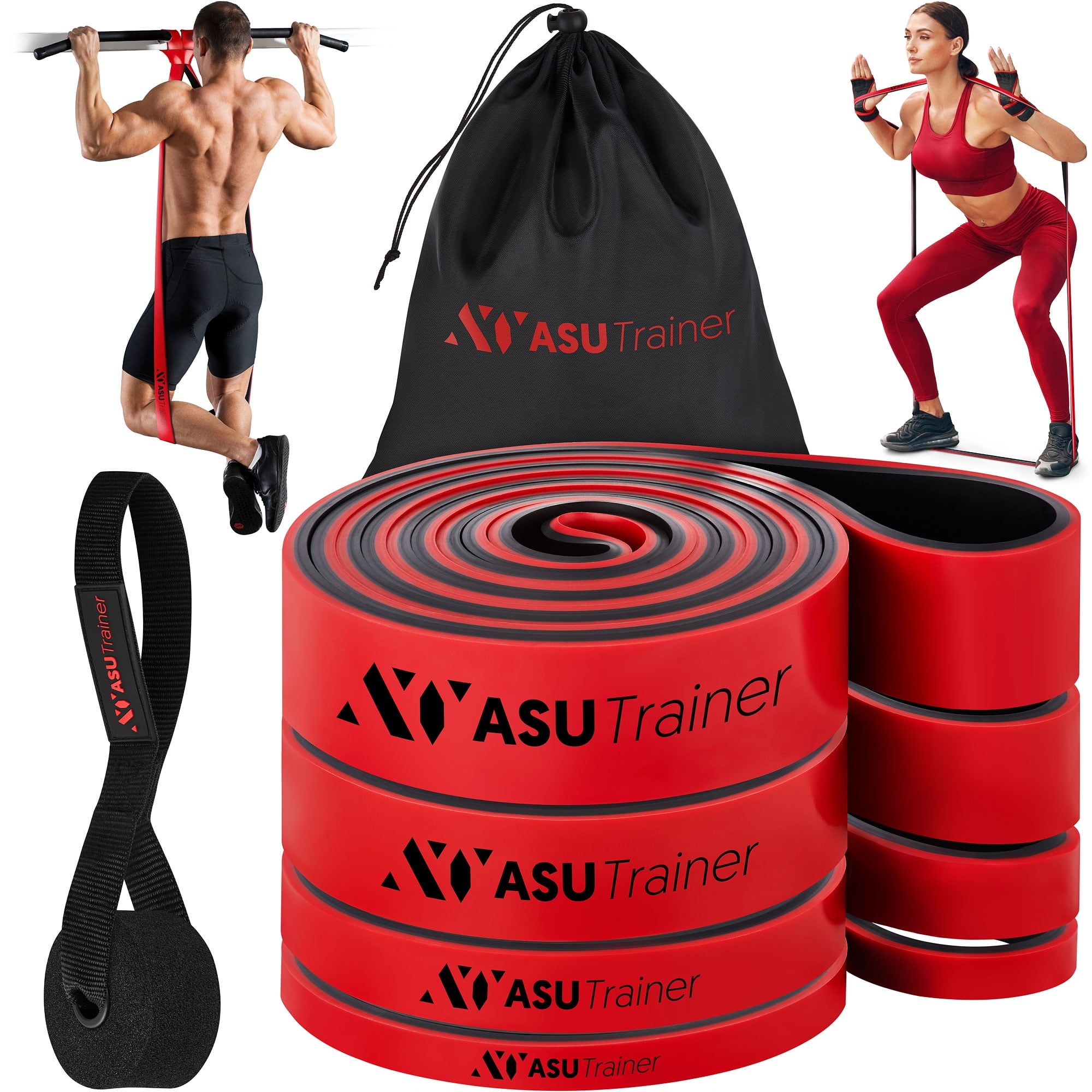 ASU Trainer Resistance Bands Pull Up Assist Workout Bands Stretch Bands