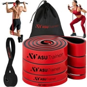 ASU Trainer Resistance Bands Pull Up Assist Workout Bands Stretch Bands for Exercise Set of 4