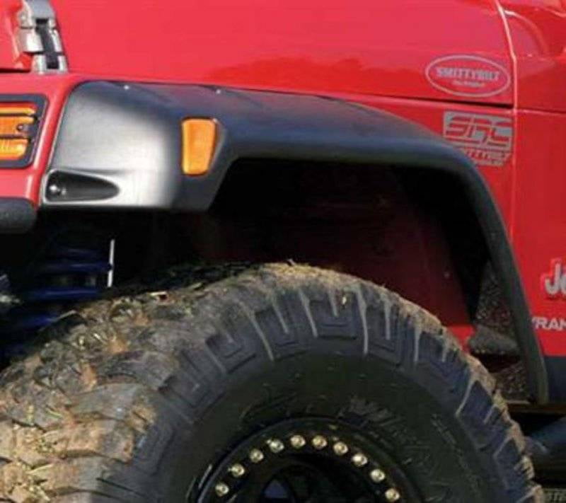 Smittybilt 19871995 Jeep Wrangler YJ Fender Flares 6" Wide Abs Plastic