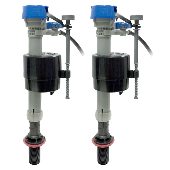 Fluidmaster 400H-5003 Performax Valve Universelle de Remplissage de Toilette avec Réservoir et Bol, Contrôle de l'Eau, Lot de 2, Bleu