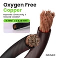thumbnail image 2 of Cable GEARit 8 AWG Cobre OFC 7,6 m Negro, 2 of 9