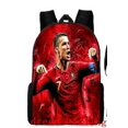 thumbnail image 1 of Soccer Star Printed Backpack Three-piece Set, Youth School Bag, Student Backpack-SinKeeU, 1 of 4