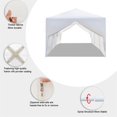 thumbnail image 2 of Canopy Tents, 10' x 30' Outdoor Canopy Party Tent with 8 Sidewalls, Wedding Canopy Tent, Patio Gazebo Tent, Sunshade Shelter, L2216, 2 of 10
