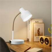 الدعائم الأساسية 17 LED Catch-All Base & AC Outlet مصباح مكتبي مرن قابل للتعديل
