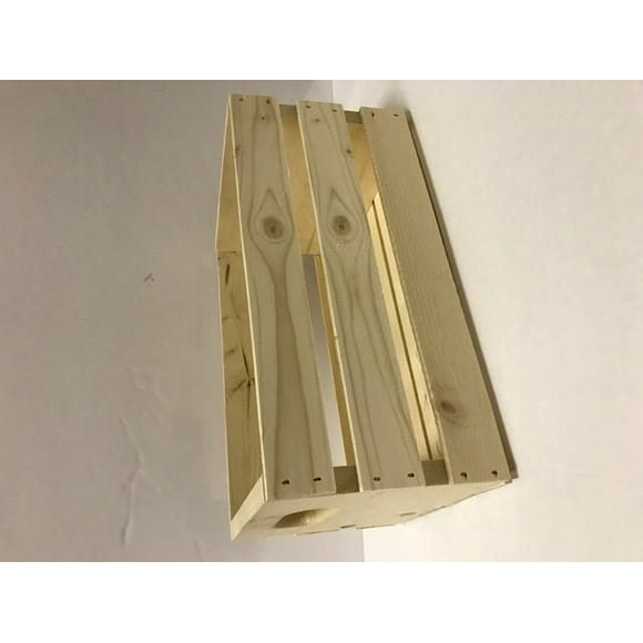 Caisse en bois de pin Adwood de 15 po Caisse en bois