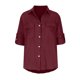 thumbnail image 4 of Tops De Verano Con Bolsillos Blusa informal para mujer con botones sueltos de color sólido para uso diario (rojo vino S) Cgtredaw Para estrenar, 4 of 8