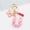 Pink Butterfly Letter U, variant on Keychain for Women - Butterfly Tassel Key Ring, Fashion Pendant for Purse Handbags Girls