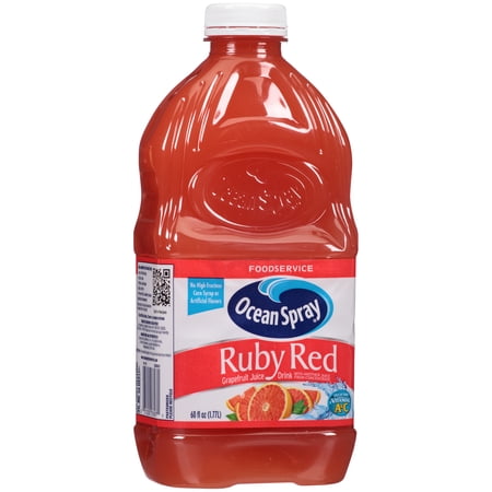 Ocean Spray Ruby Red Grapefruit Drink, 60-Ounce Bottles (Pack of 8)