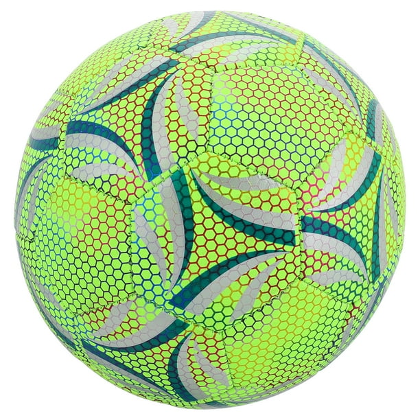 Balón de fútbol que brilla en la oscuridad, juegos nocturnos y entrenamiento, equipo de fútbol iluminado, brillante y duradero