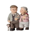 thumbnail image 1 of Price Drop Grandparents And Parents Anniversary Wedding Gift, Elderly Couple Statue, Garden Decorations, Elderly Life Home Decoration, Suitable For Bedroom Living Room, 1 of 5