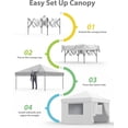 thumbnail image 2 of 10'x10' Portable Pop - up Canopy Tent with 210 D Ox, 2 of 5