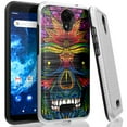 thumbnail image 1 of DALUX Artillery Phone Case Compatible with Cricket Debut 4G LTE 5.5 inch (2021) - Colorful Skull Festival, 1 of 1
