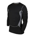 thumbnail image 1 of Men's Long Sleeve Running Tights Basketball Football Thermal Sport Compression Shirt Compression T-Shirt, 1 of 8