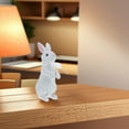 thumbnail image 3 of Dayesque Easter Standing Bunny Statues Rattan Effect Bunny Figurines Sculptures Desktop Bunny Ornaments For Home Garden Wedding Decor, 3 of 9
