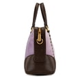 thumbnail image 5 of Wrangler Women's Suede Leather Satchel Handbag, Western Style Top-Handle Shoulder Crossbody Bag with Detachable Strap, Purple, 5 of 6