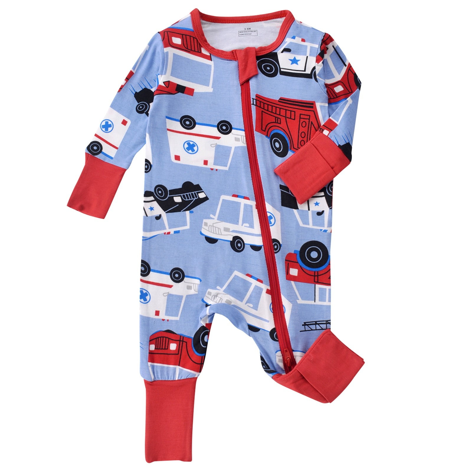 Milkberry Bamboo Pajamas Coverall for Baby Boys Footed Sleep