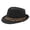 Black, variant on Summer Sun Hat British Jazz Hat Fashion Beach Hat Sun Wide Brim Fedora Clout Visor