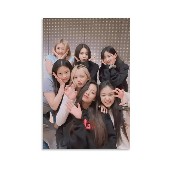 Poster BABYMONSTER Sexy Girl Group Art Posters Wall Art Painting Canvas Gift Living Room Prints Bedroom Decor Poster Artworks 12x18inch(30x45cm)