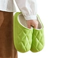 thumbnail image 5 of ATENAR Slippers for Women Fuzzy Slip On Mens Shoes indoor and Outdoor House Slipper Yellow 10-10.5, 5 of 6
